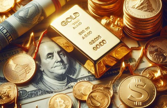 قیمت طلا پس از رسیدن به اوج تازه تاریخی در میان روند مثبت ریسک و دلار قوی‌تر، مکث می‌کند.